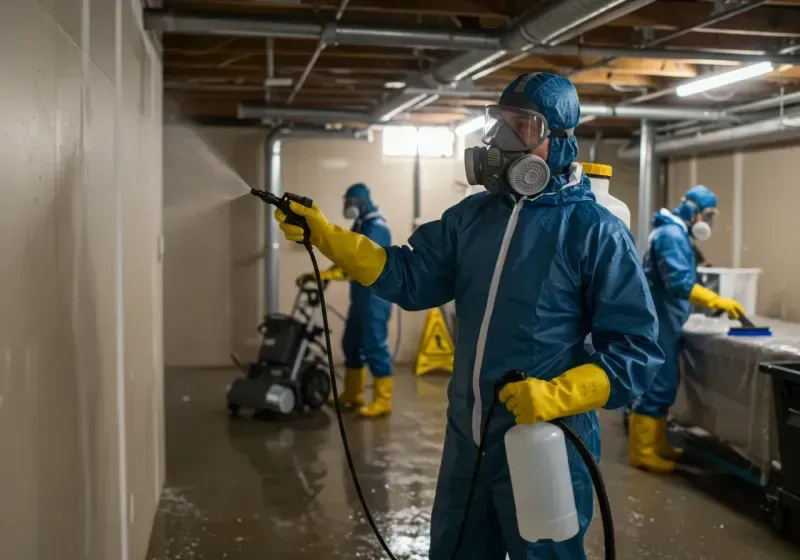 Basement Sanitization and Antimicrobial Treatment process in Douglas County, NV